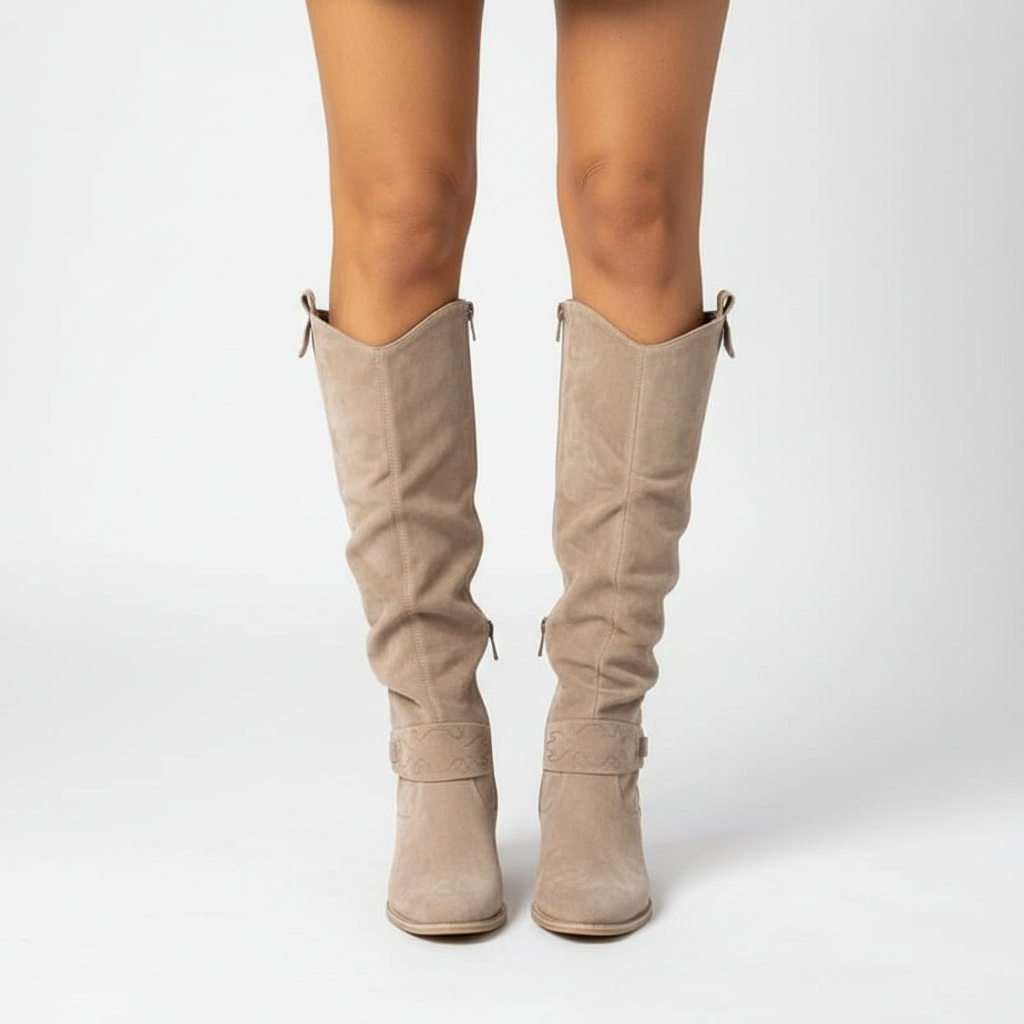 Womens Faux Suede Boots