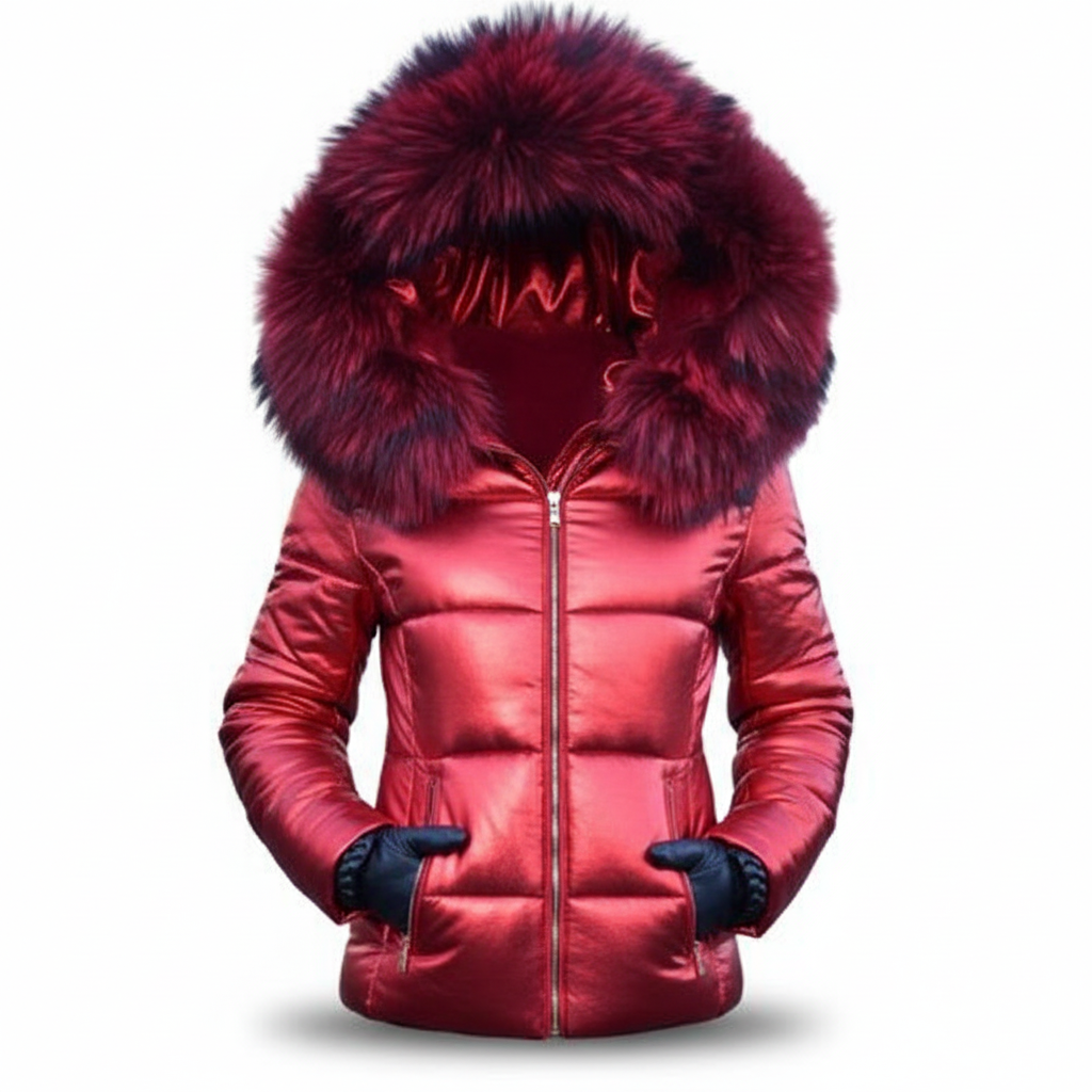 Hooded Faux Fur Winter Coat