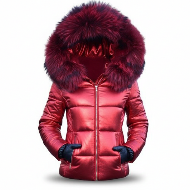 Hooded Faux Fur Winter Coat