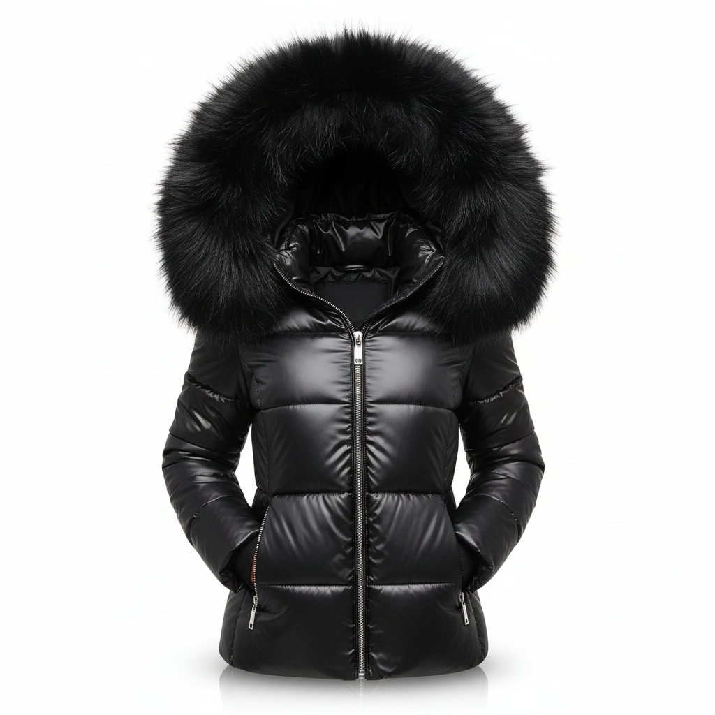 Hooded Faux Fur Winter Coat