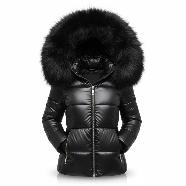 Hooded Faux Fur Winter Coat