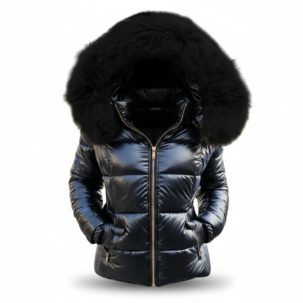 Hooded Faux Fur Winter Coat