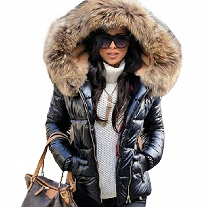 Hooded Faux Fur Winter Coat