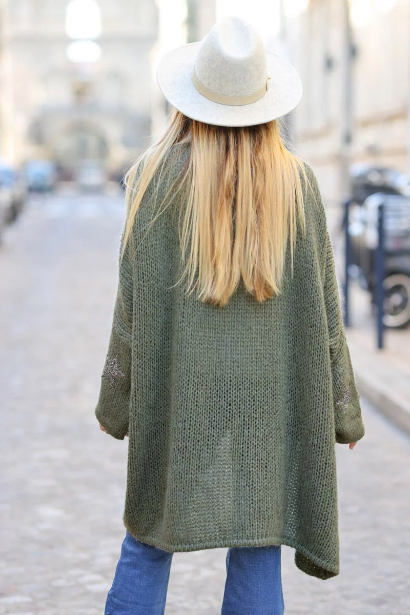 Knitted Long Cardigan