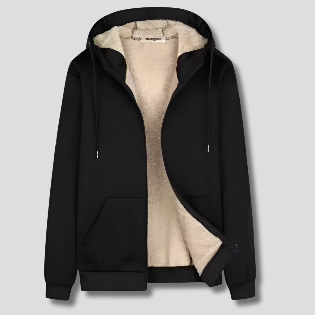 Mens Ribbed Cuff Everyday Relaxed Fit Colourblock Jacket