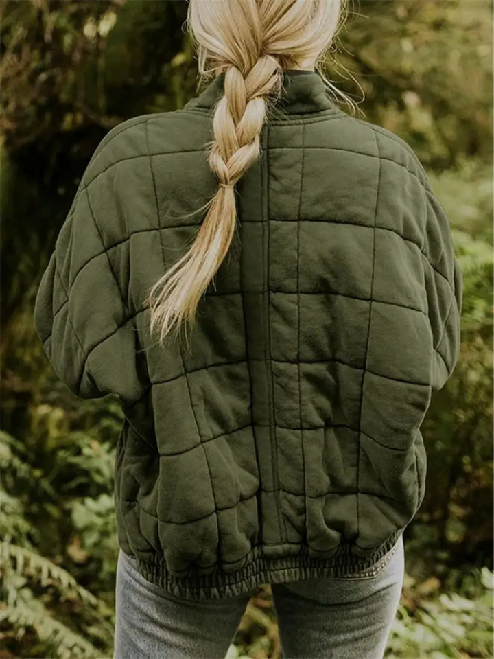 Womens Oversized Quilted Jacket