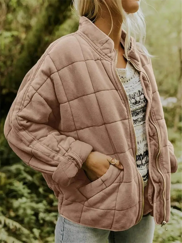 Womens Oversized Quilted Jacket