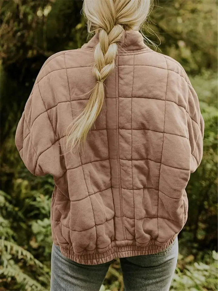 Womens Oversized Quilted Jacket