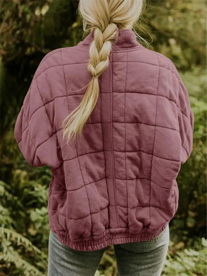 Womens Oversized Quilted Jacket