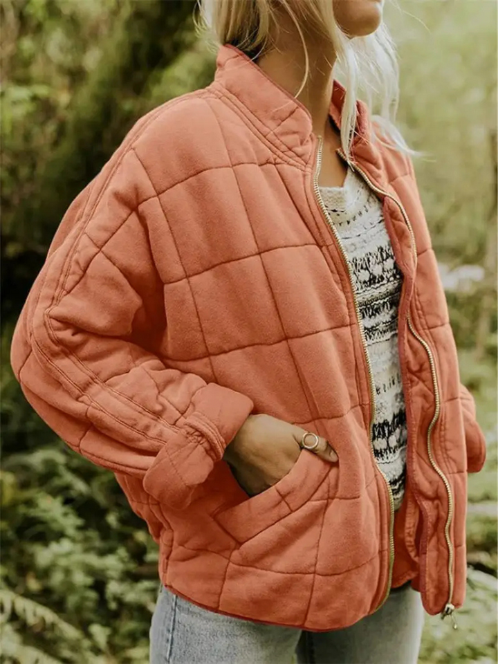 Womens Oversized Quilted Jacket