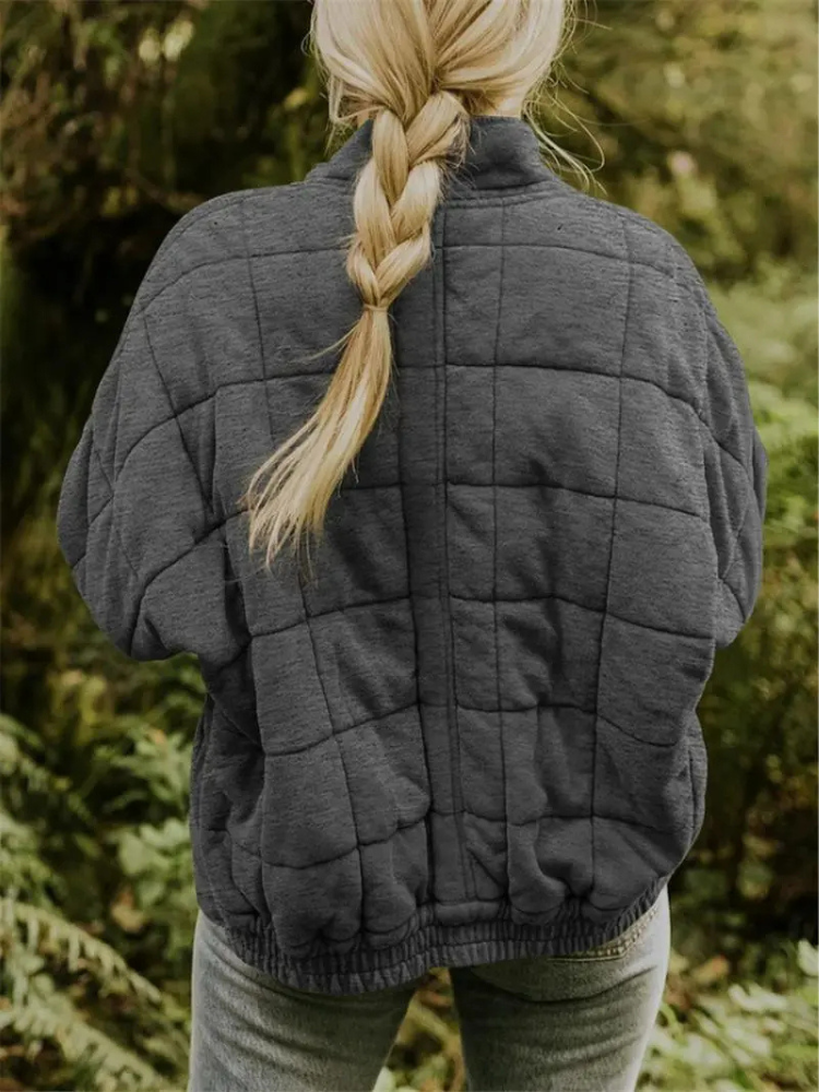 Womens Oversized Quilted Jacket