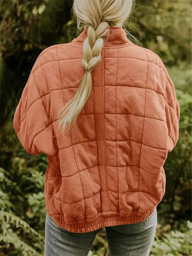 Womens Oversized Quilted Jacket