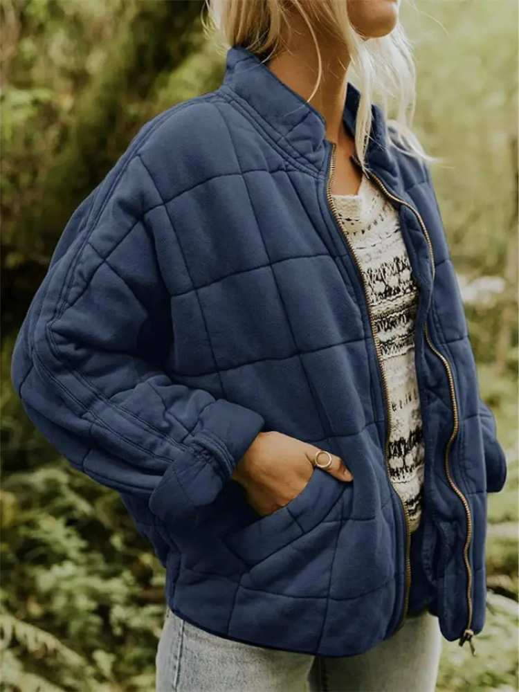 Womens Oversized Quilted Jacket