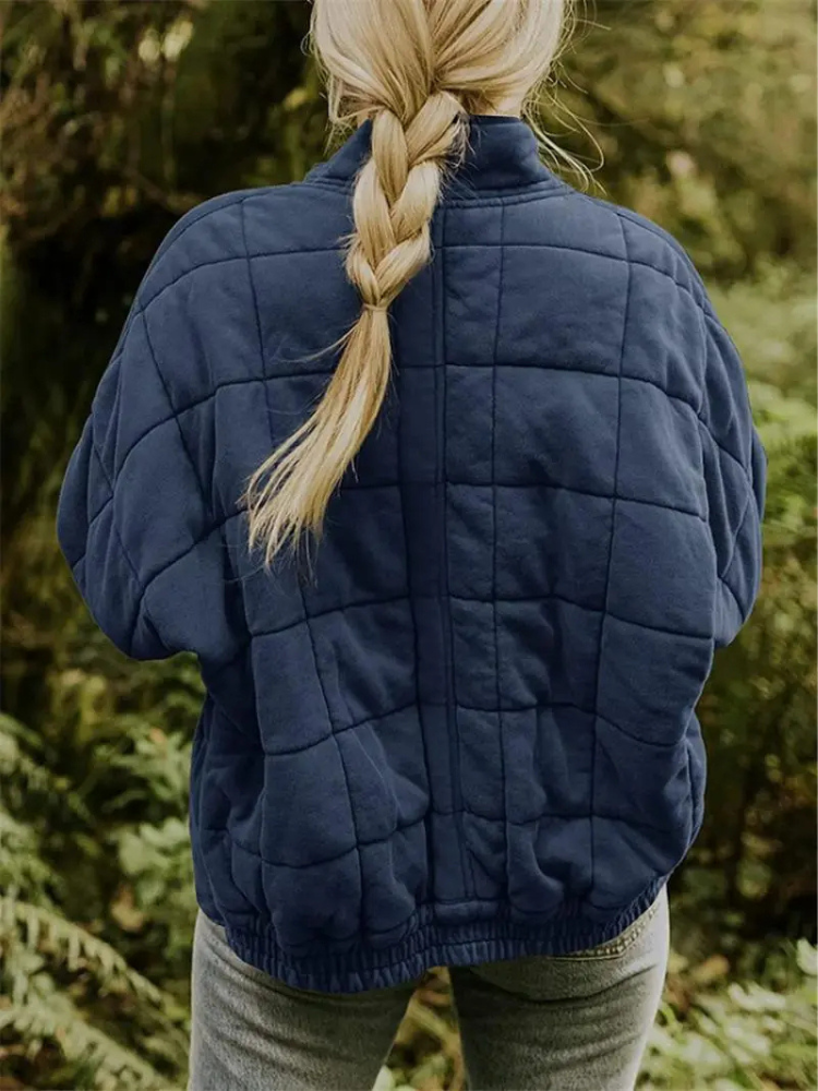 Womens Oversized Quilted Jacket