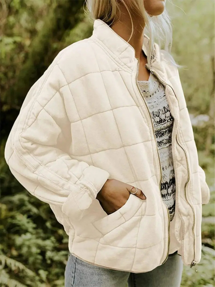 Womens Oversized Quilted Jacket