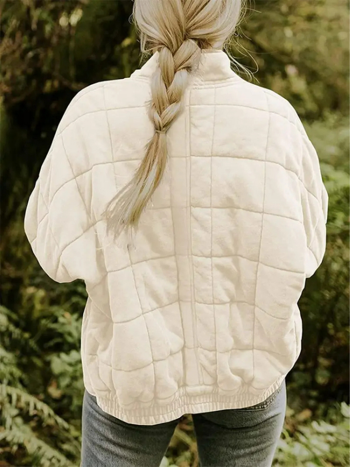 Womens Oversized Quilted Jacket