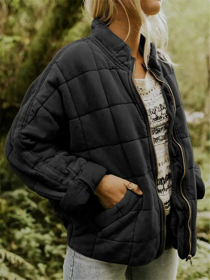 Womens Oversized Quilted Jacket