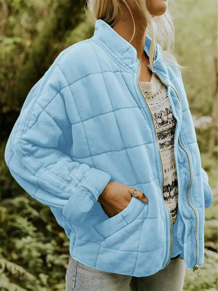 Womens Oversized Quilted Jacket