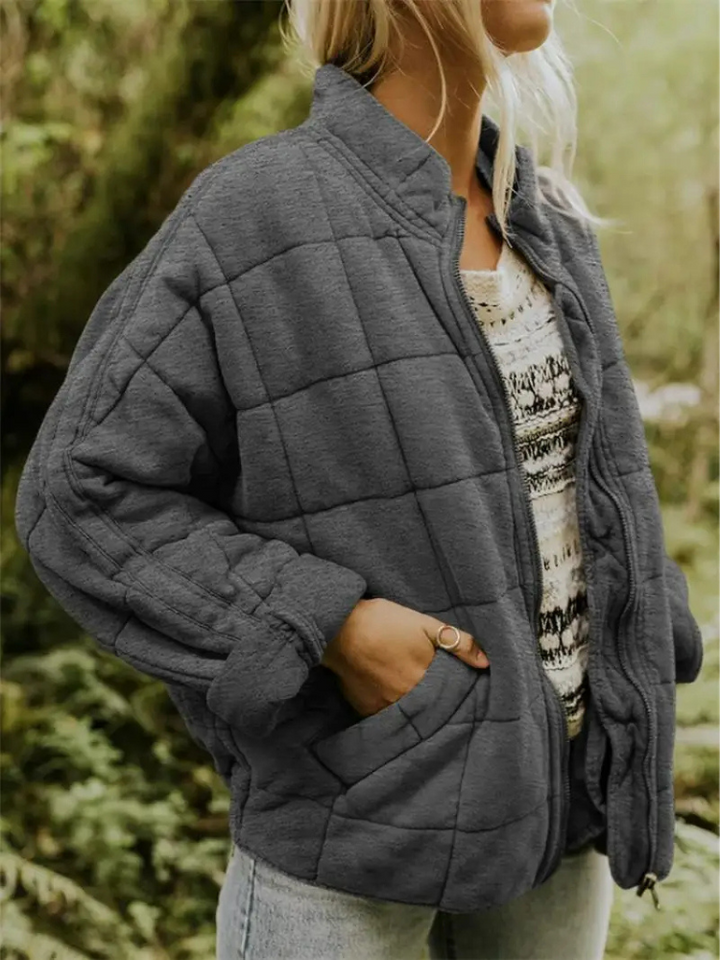 Womens Oversized Quilted Jacket