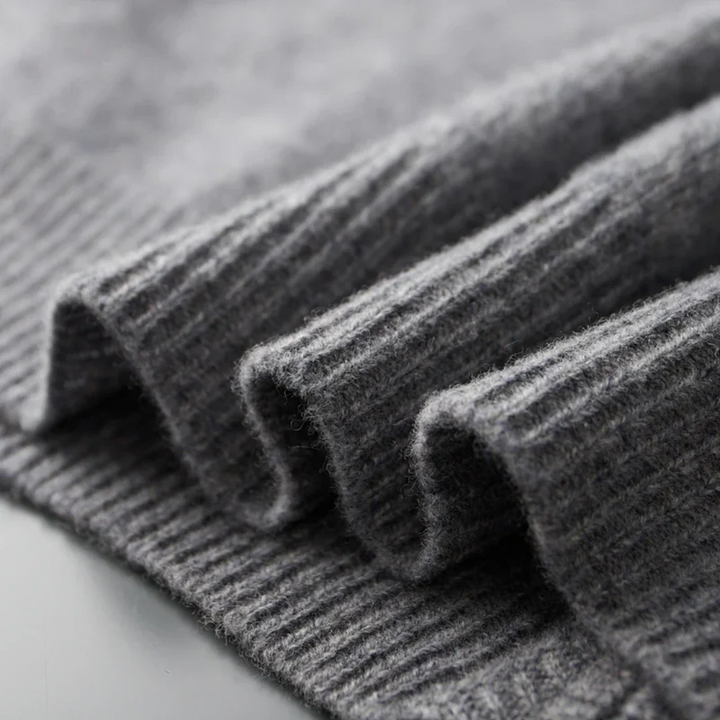 Mens Knitted Zip Front Casual Cardigan