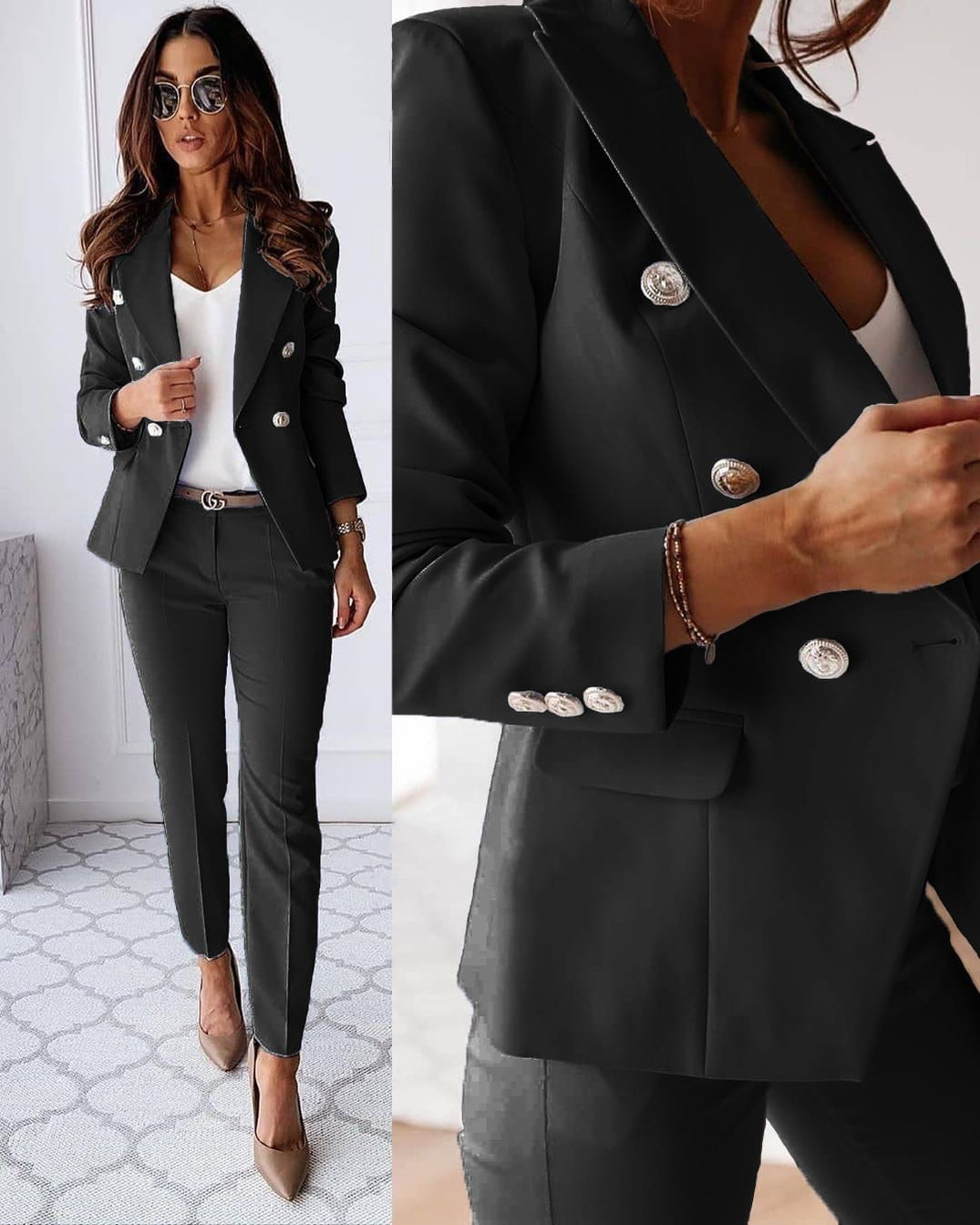 Women's Elegant Blazer Set
