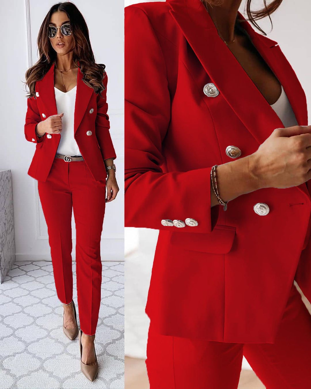 Women's Elegant Blazer Set