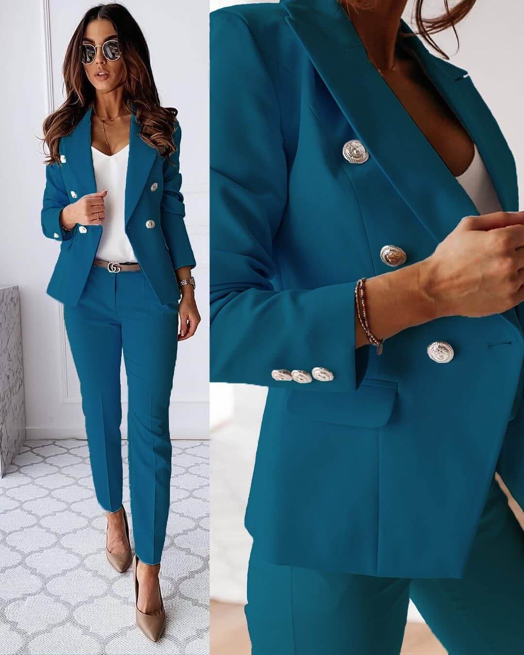 Women's Elegant Blazer Set