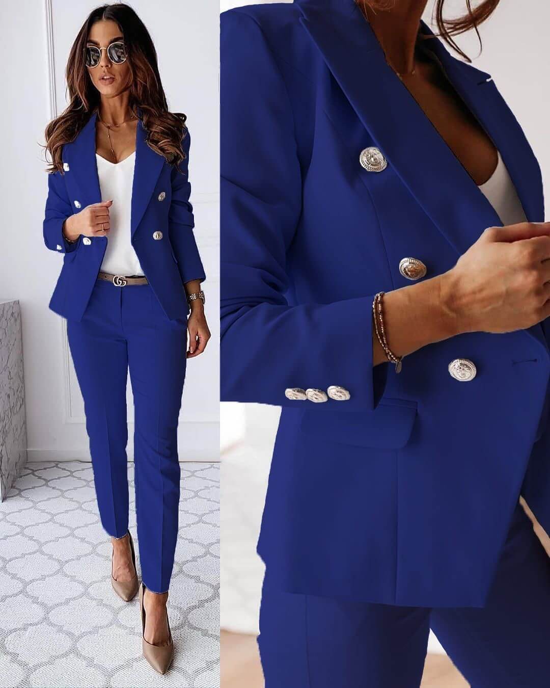 Women's Elegant Blazer Set