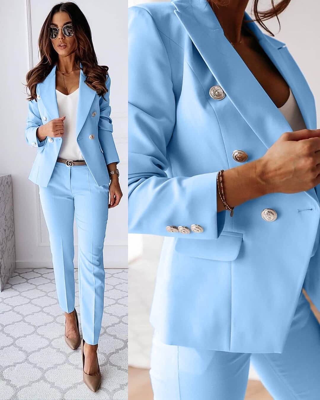 Women's Elegant Blazer Set