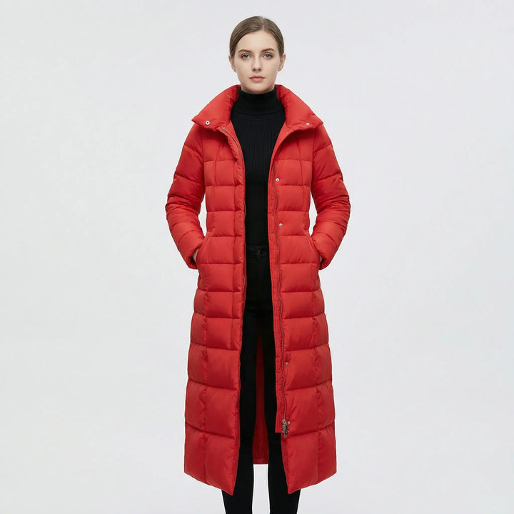 Hooded Knitted Quilted Coat