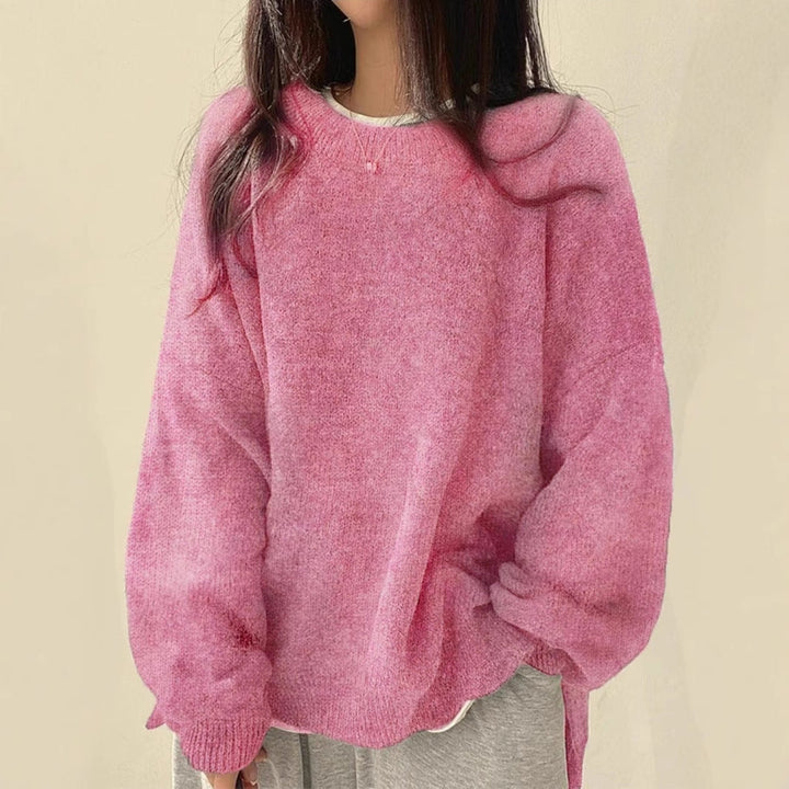 Womens Colourblock Long-Sleeve Sweater
