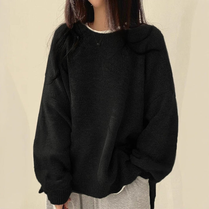 Womens Colourblock Long-Sleeve Sweater