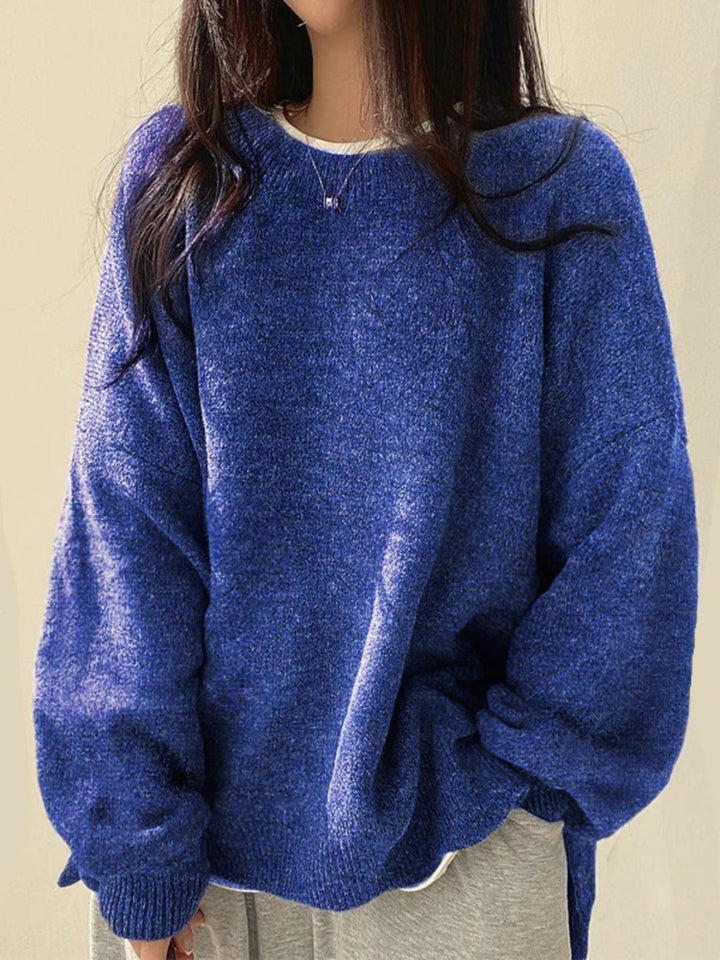 Womens Colourblock Long-Sleeve Sweater