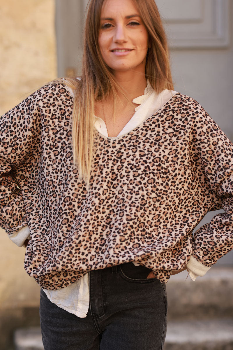 Leopard Print Jumper