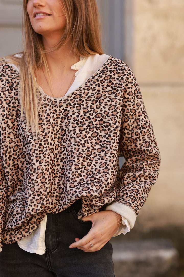 Leopard Print Jumper