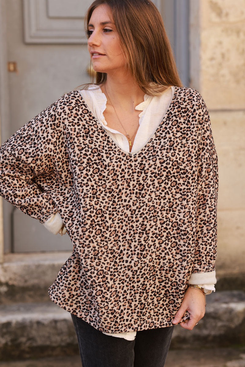 Leopard Print Jumper