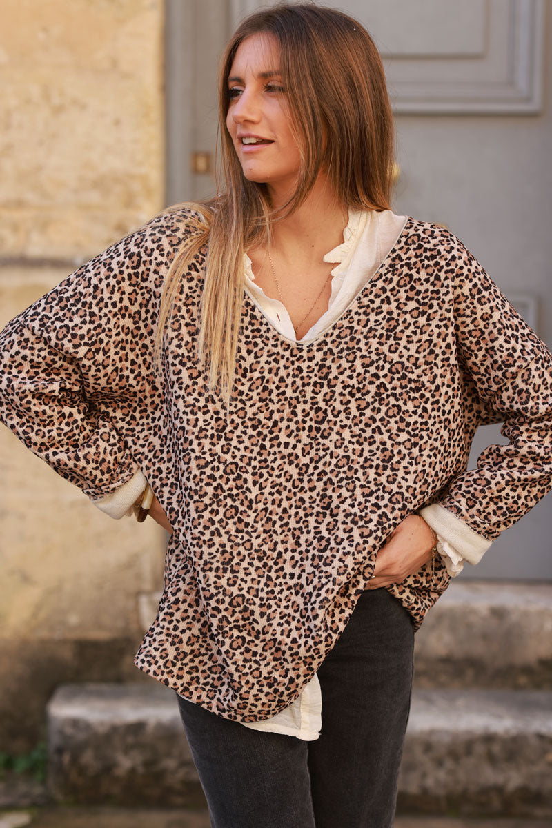 Leopard Print Jumper
