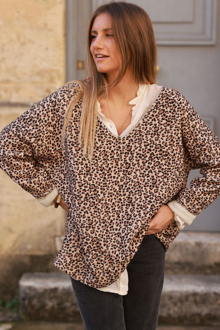 Leopard Print Jumper
