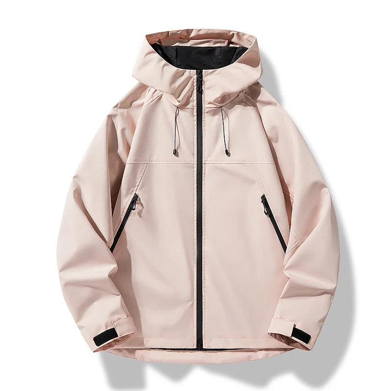 Mens Waterproof Hooded Shell Jacket