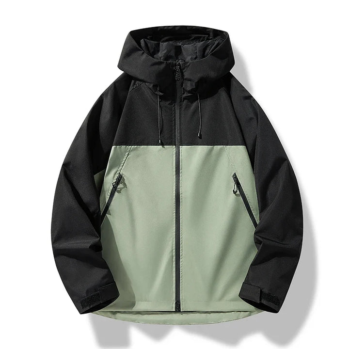 Mens Waterproof Hooded Shell Jacket