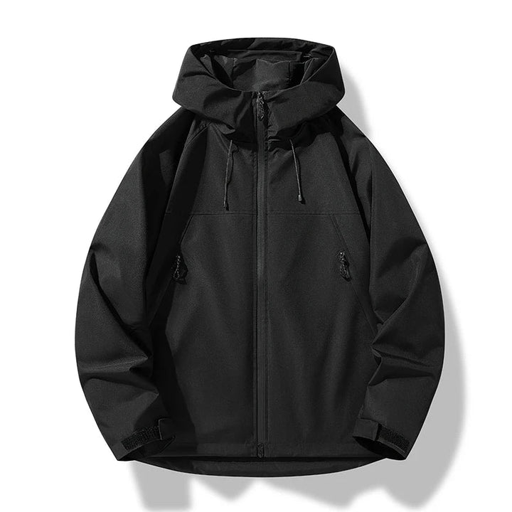 Mens Waterproof Hooded Shell Jacket