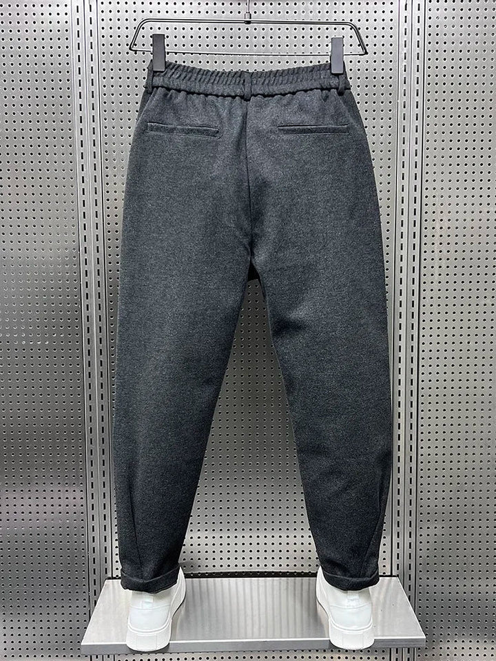 Matthew | Classic Textured-Look Pants