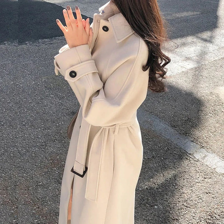Womens Water Resistant Longline Coat