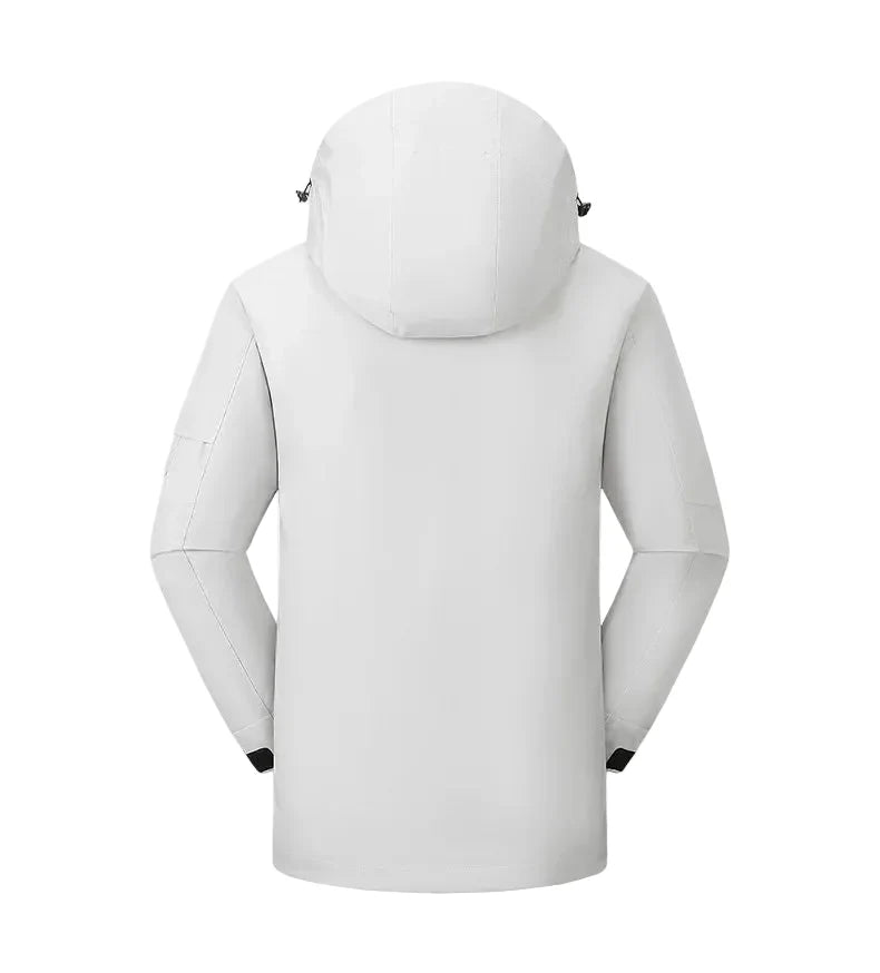 Mens Heated Fleece Lined Hooded Winter Jacket