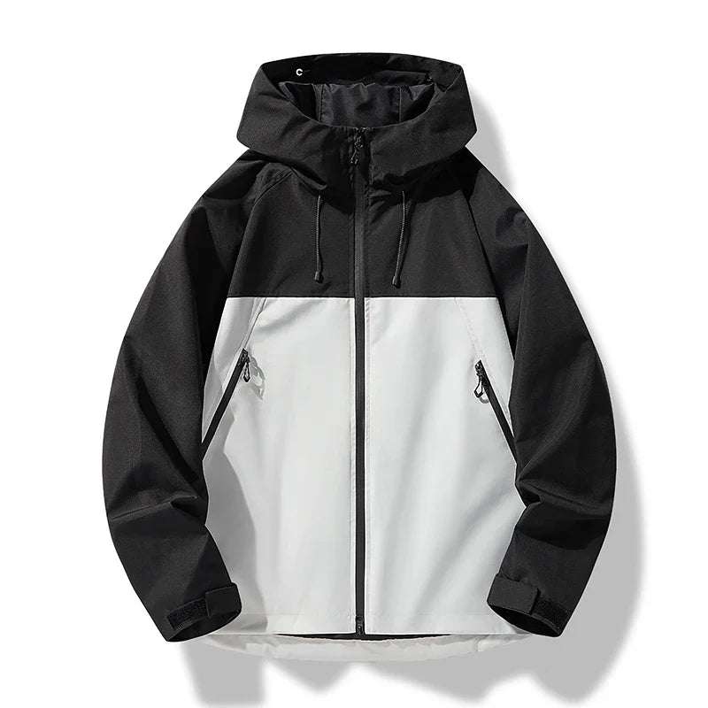 Mens Waterproof Hooded Shell Jacket