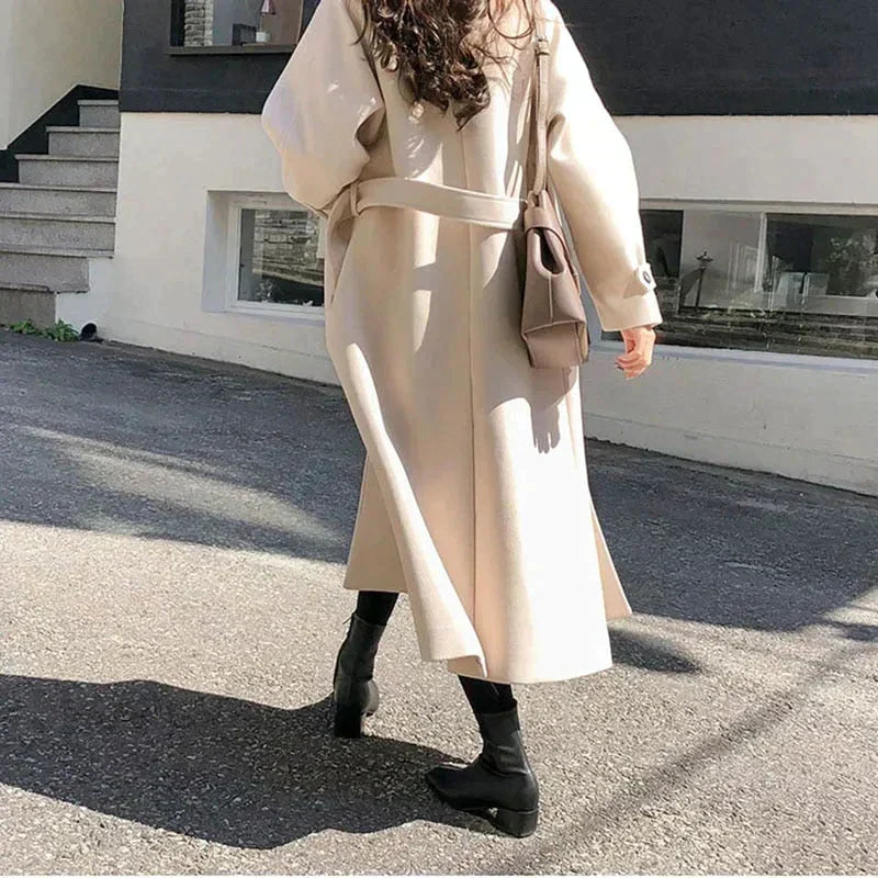 Womens Water Resistant Longline Coat