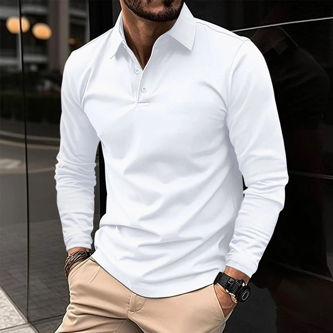Ethan | Casual Long-Sleeved Polo