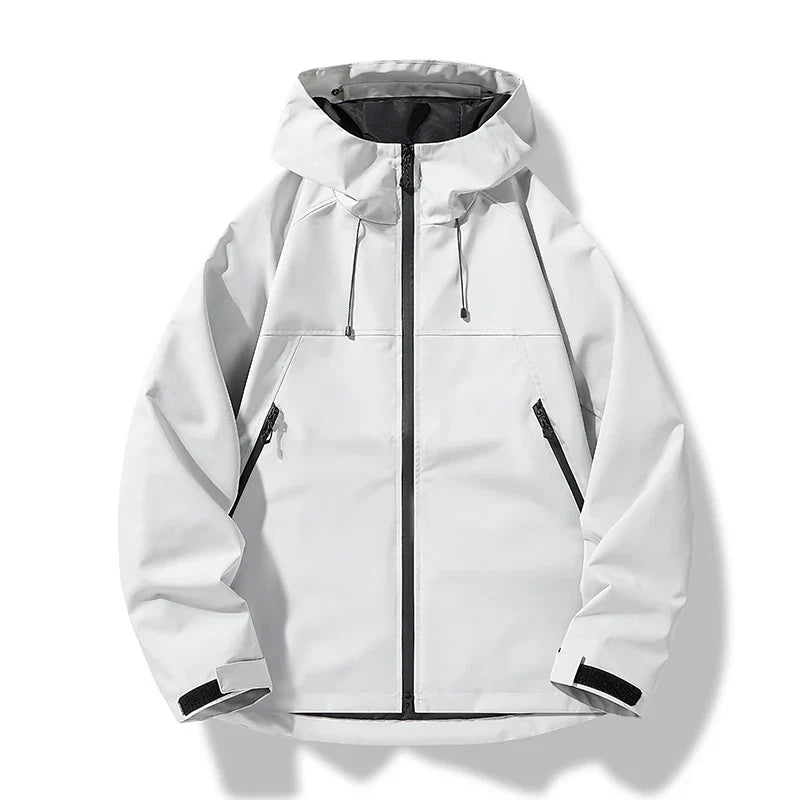 Mens Waterproof Hooded Shell Jacket