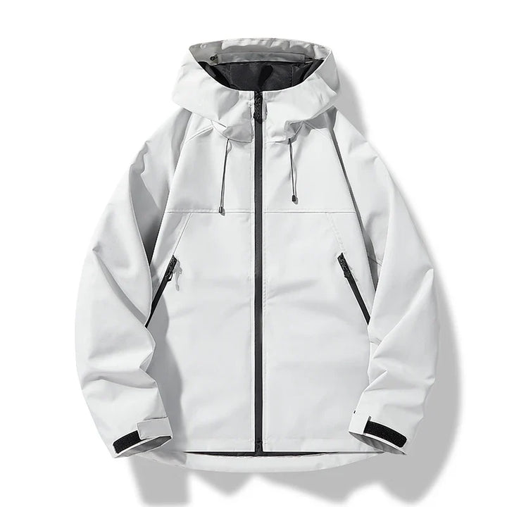 Mens Waterproof Hooded Shell Jacket