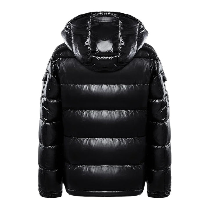 Mens Hooded Zip Front Quilted Coat
